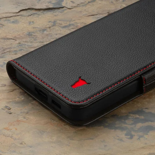 Miniatura 6 de TORRO Funda compatible con Samsung Galaxy S24 FE 5G – Funda de piel premium tipo cartera con función atril y ranuras para tarjetas