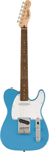 Miniatura 2 de Fender Squier Sonic Telecaster - Paquete California Blue con afinador, correa, púas y DVD de guitarra Austin Bazaar Azul (California Blue)