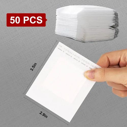 Miniatura 7 de PARACITY 50 bolsas de filtro de café portátiles con diseño de orejas colgantes, bolsa de papel desechable de filtro de café por goteo de una sola