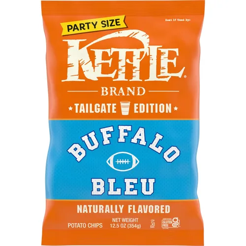 Miniatura 50 de Kettle Brand Papas Fritas, Backyard Barbeque Kettle Chips, Bolsa de Aperitivos, 1.5 Oz