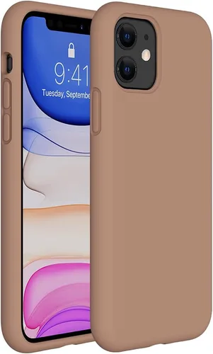 Miniatura 206 de Miracase Funda diseñada para iPhone 13, con protector de pantalla de vidrio templado, forro de microfibra suave antiarañazos, funda de goma