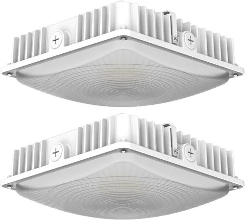 Miniatura 8 de Lámpara LED para toldo, 45 W 5850 lm HID/HPS de repuesto, 9.5 x 9.5 pulgadas, 5700 K, AC100-277 V, IP65 impermeable, luces de toldo para exteriores
