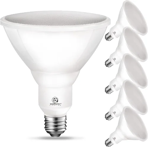Miniatura 4 de Energetic PAR38 - Bombilla LED de inundación para exteriores, 4000K blanco frío, equivalente a 90W (11W), resistente al agua, 900LM, base E26,