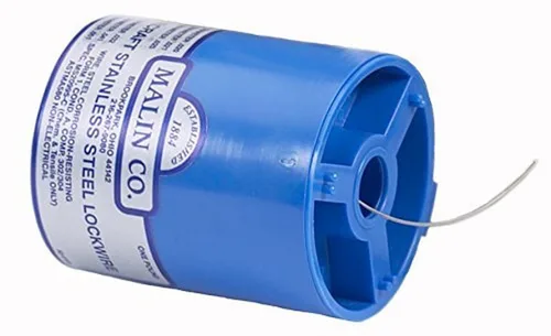 Malin MS20995C32 Alambre de seguridad (rollo de 1 libra) - Acero inoxidable - Diámetro de 0.032" - ASTM A580