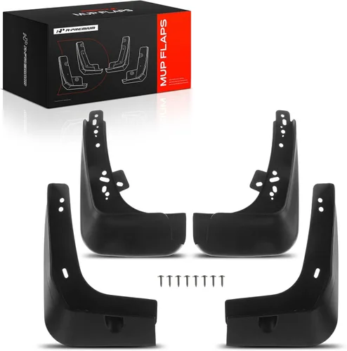 A-Premium Juego de 4 protectores contra salpicaduras de barro (no compatible con Hybird y SE) compatibles con Hyundai Sonata 2011-2014 Sedán,