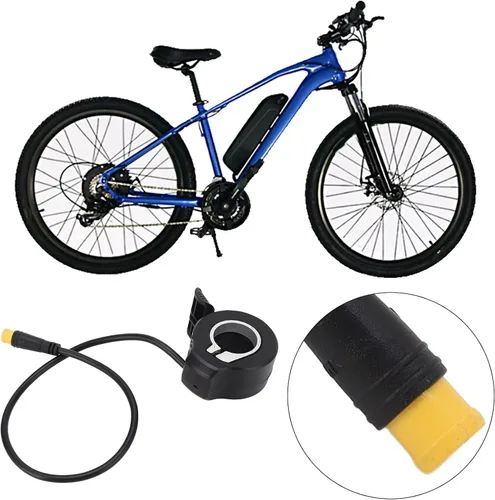 Miniatura 8 de Ebike de acelerador de pulgar, acelerador de pulgar eléctrico para bicicleta con conector macho, acelerador de acelerador de dedo de control