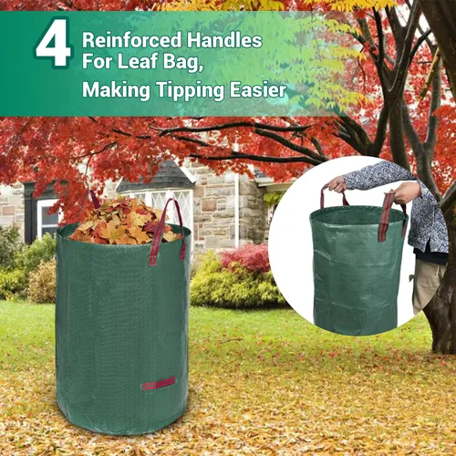 Miniatura 5 de Rastrillo de jardín ajustable para hojas de 36 a 73 pulgadas de mango largo, 18 pulgadas de ancho, resistente con 25 dientes de metal, incluye