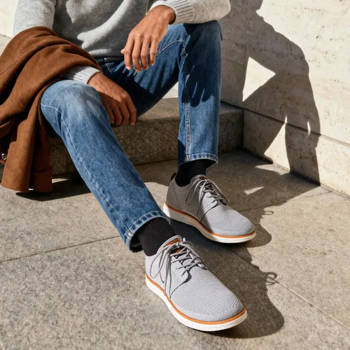 Miniatura 3 de Bruno Marc Zapatillas de malla para hombre Oxfords ligeras