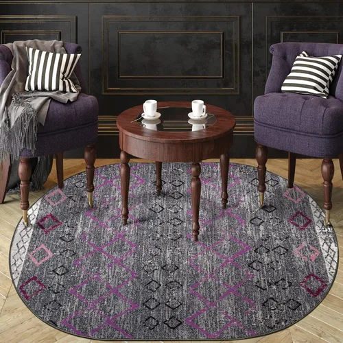 Miniatura 14 de Antep Rugs - Alfombras antideslizantes de 2 x 7 pies (antideslizante) con parte trasera de goma, de estilo antiguo, bohemio, marroquí y con pelo Azul