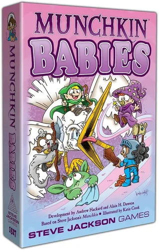 Munchkin Babies - Juego de cartas para la familia, para adultos, niños y familia, juego de cartas de fantasía y aventura, juego de rol, edades 10+,