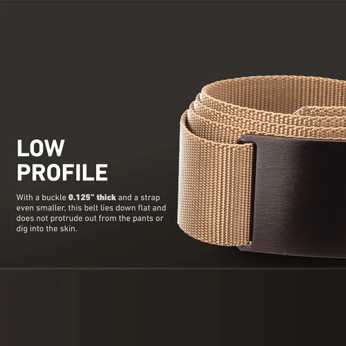 Miniatura 21 de GRIP6 Cinturón táctico – Sin agujero, cinturones de nailon para hombres y mujeres – Fabricado en los Estados Unidos (Ninja)