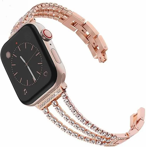 Correas brillantes compatibles con Apple Watch Band de 1.496 pulgadas, 1.575 pulgadas, 1.614 pulgadas, 1.654 pulgadas, 1.732 pulgadas, 1.772