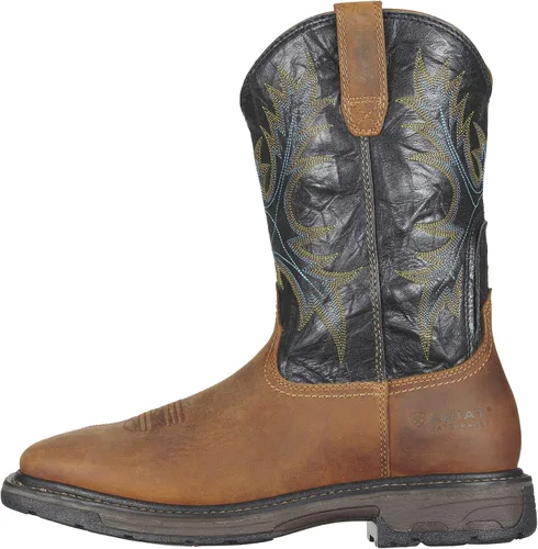 Miniatura 3 de Ariat Workhog botas de trabajo anchas, con puntera cuadrada, para hombre