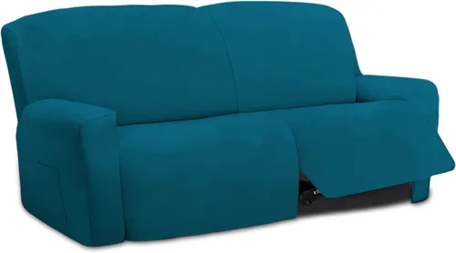 Miniatura 8 de Easy-Going - Funda elástica de microfibra para sofá reclinable seccional, suave vellón ajustable a tu sofá de 2 cuerpos, lavable, protege tus