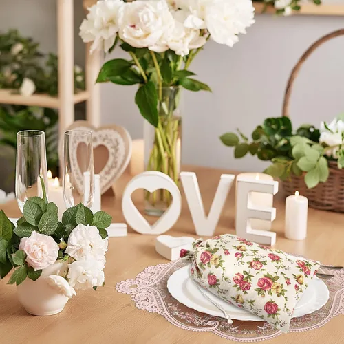 Miniatura 5 de Pangda 30 Piezas Bolsas con Cordón de Rosas Tamaño Pequeño Bolsa de Arpillera con Flores Bolsillo de Lino para Regalos Bolsa para Joyas para Bodas