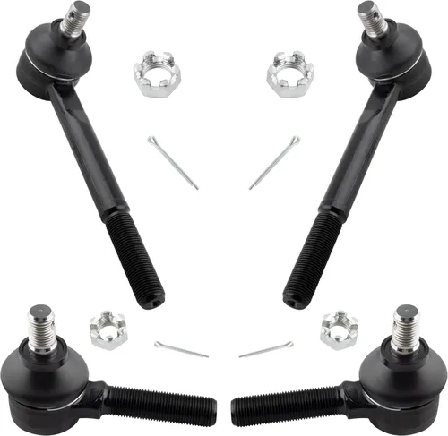BOXI 4 extremos de barra de acoplamiento delanteros interiores y exteriores para Toyota Pickup 1979 1980 1981 1982 1983 1984 1985 1986 1987 1988