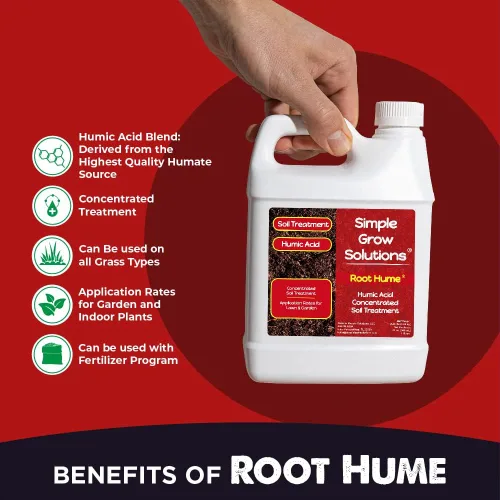 Miniatura 2 de Acondicionador de suelo orgánico crudo - Root Hume - Simple Grow Solutions - Tratamiento natural para plantas y césped - Potenciador de alimento