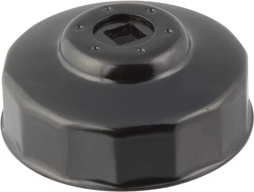 Miniatura 16 de Steelman 90mm x 15 Flauta Llave para tapa del filtro de aceite, accionamiento de 3/8 de pulgada, diseño de bajo perfil para espacios reducidos