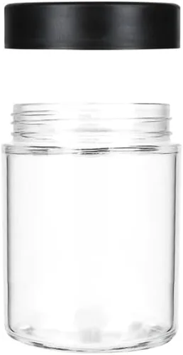 Miniatura 2 de Tarros de vidrio de 18 onzas con tapas negras - 0.99 oz - 48