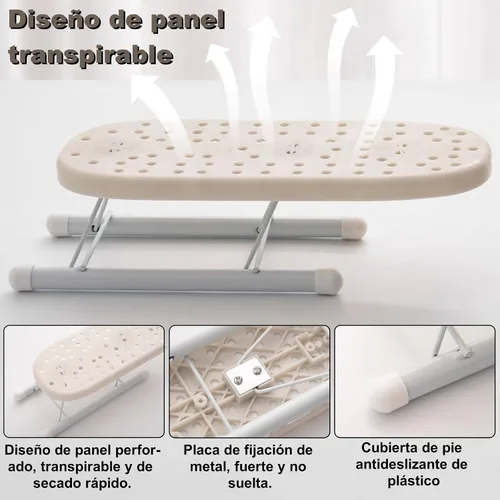 Miniatura 6 de Tabla de planchar de mesa con patas plegables, mini tabla de planchar plegable que ahorra espacio, manga, puños, cuello, mesa de manejo