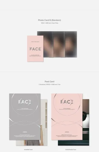 Miniatura 4 de BTS Jimin FACE 1er álbum en solitario versión aleatoria PhotoBook+4p PhotoCard+1p Postal+1p Postal grande+Seguimiento sellado