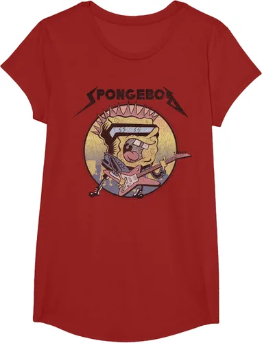 Miniatura 3 de SpongeBob SquarePants Camiseta de manga corta Heavy Metal Rock