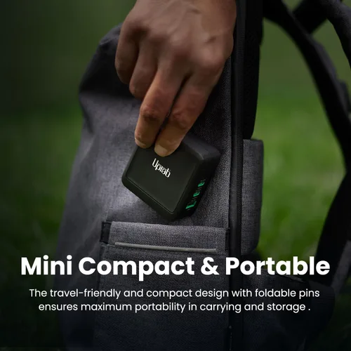 Miniatura 7 de Cargador USB C GaN UPTab de 140 W, adaptador de corriente dual USB-C + USB-A Fast PD 3.1 para MacBook Pro/Air, iPhone 17/Pro/Max, iPad, XPS