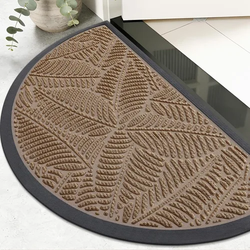 Miniatura 23 de Colorxy Tapete Impermeable para Puerta, Tapete Interior Frontal de Goma Natural Resistente, Tapetes para Puerta de Perfil Bajo Antideslizante