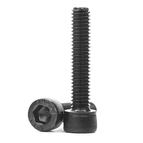 Miniatura 10 de Tornillos de cabeza hexagonal M6-0.039 x 0.472 in, acero de aleación de grado 12.9, unidad hexagonal métrica Allen, acabado de óxido negro, rosca a