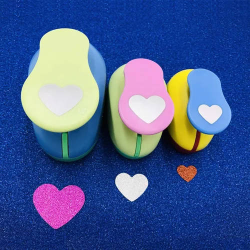 Miniatura 6 de Juego de 3 piezas de arco (5/8 pulgadas + 1 pulgada + 1.5 pulgadas) para manualidades, punzones de papel para manualidades, álbumes de recortes