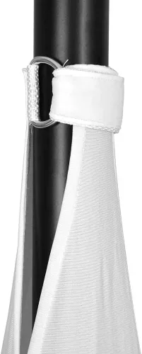 Miniatura 2 de PRORECK Cubierta de soporte para altavoz, falda para trípode, 360 grados, color blanco x 2 2-PAQUETE DE DOS