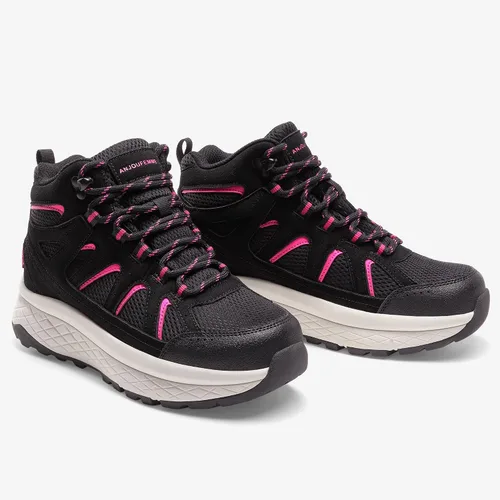 Miniatura 4 de ANJOUFEMME Botas de senderismo para mujer, impermeables, ligeras, al aire libre, senderismo, senderismo, botas de invierno hasta el tobillo