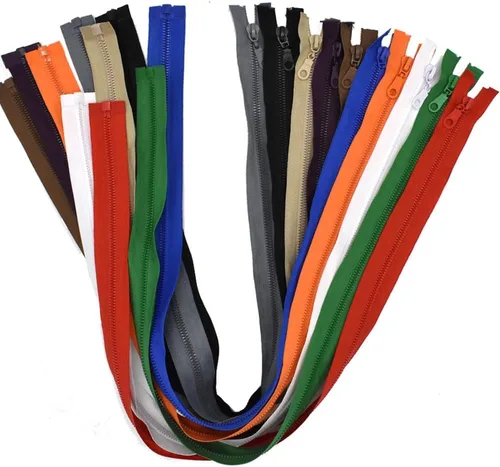 Renashed Cremallera separadora deportiva de 28 pulgadas para abrigos de costura, chaqueta con cremallera, peso medio, moldeado, mezcla de colores,