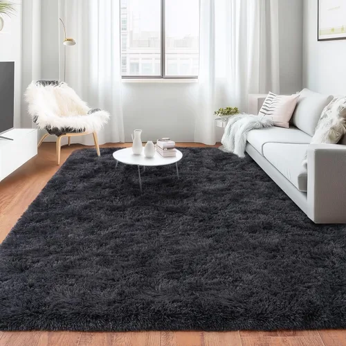 Miniatura 106 de Alfombras de Pasillo para Dormitorio 2x6 pies Alfombras de Pasillo para Pasillos Antideslizantes Suaves de Pelo Largo Alfombra de Cabecera, Alfombra