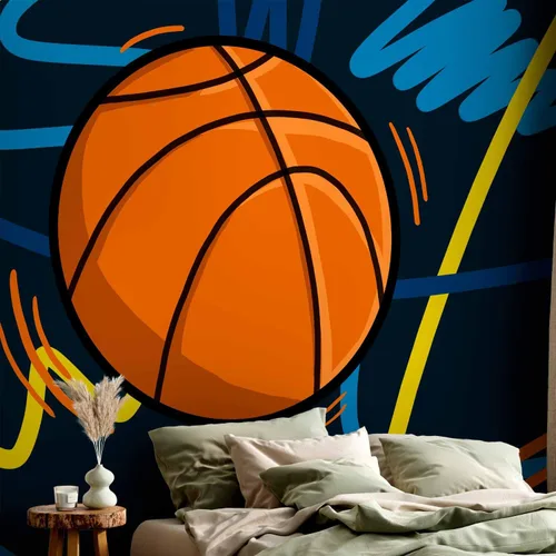 Miniatura 5 de artgeist Wall Mural Basketball 79x55 in - Non-Woven Wallpaper Fleece Wall Decor Photo Print Picture Image Design Home Mural Hall Sport i-A-10010-a-a