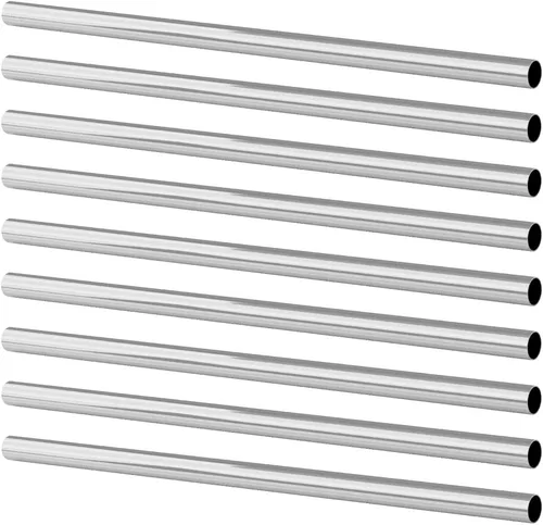 Miniatura 7 de Tubo de Acero Inoxidable 304 de 1/2" DE, Pared de Tubo Engrosada y Tubería Soldable, Tubo de Metal Redondo Tubo Recto Industrial de 10 pulgadas