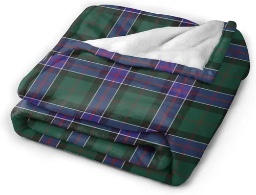 Miniatura 2 de Manta de franela Scottish Clan Sinclair Modern Tartan Ultra suave, ligera y versátil para cama, sofá y decoración del hogar, ideal para hombres
