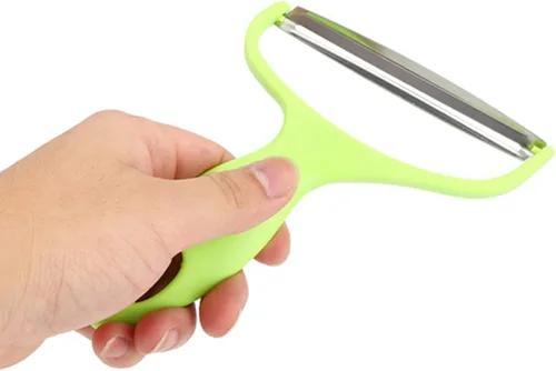 Miniatura 2 de Agatige Trituradora de repollo, 2 piezas, boca ancha, acero inoxidable, pelador de patatas y verduras, ralladores de repollo, cocina imprescindible