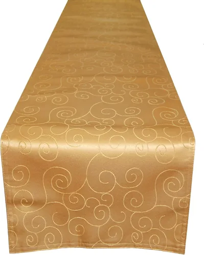 Miniatura 20 de Mantel EcoSol Designs de microfibra, con estampado de damascos, resistente a las arrugas y las manchas