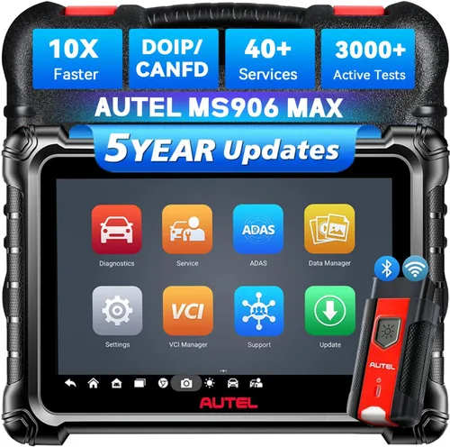 Miniatura 10 de Autel Escáner MaxiSys MS906MAX OBD2, mucho mejor que MS906 Pro, 2026 MS906 MAX hasta MS906S MS906BT MS908, codificación ECU, 3000+ prueba activa