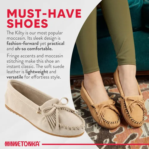 Miniatura 3 de Minnetonka Kilty Mocasines de suela dura para mujer