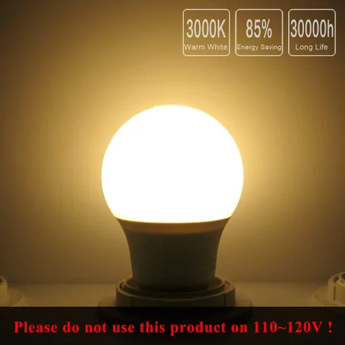Miniatura 4 de Bombillas LED E26 de 12 a 24 V CA/CC, 3 W, bajo voltaje, blanco cálido, 3000 K, E27 Edison, base de tornillo estándar, equivalente a 25 W