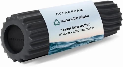 Miniatura 41 de Oceanfoam Ripple - Rodillo de espuma de viaje (11" x 3.35") Mini rodillo de espuma firme para terapia física, masaje de tejido profundo, dolor