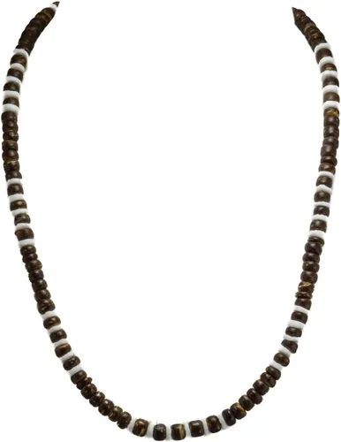 Miniatura 25 de BlueRica Collar de cuentas de concha de coco y puka (18")
