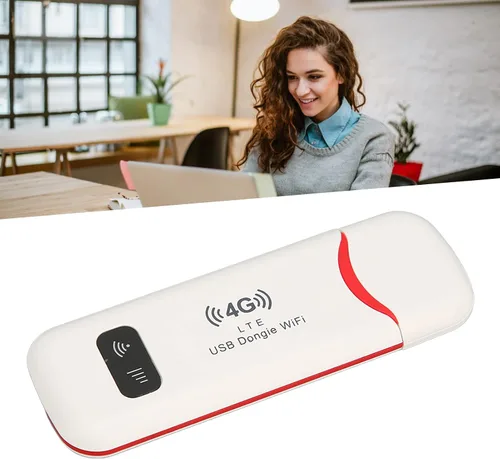 Miniatura 4 de H760R 4G LTE - Enrutador WiFi USB, punto de acceso móvil portátil de 150 Mbps, compatible con 10 dispositivos, cifrado WPA WPA2, desbloqueado