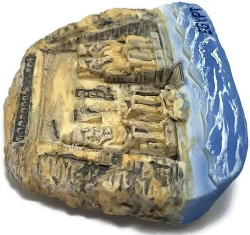 Miniatura 3 de WitnyStore Tiny The Great Temple of Abu Simbel, Egipto África Atracciones turísticas Resina Refrigerador Imán Viajero Recuerdo Regalo Memento 3D