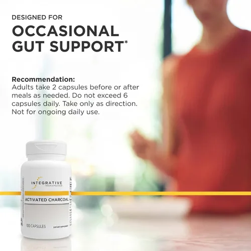 Miniatura 7 de Integrative Therapeutics Carbón activado - Suplemento para la salud digestiva e intestinal* - Soporte gastrointestinal* - Sin gluten y sin lácteos
