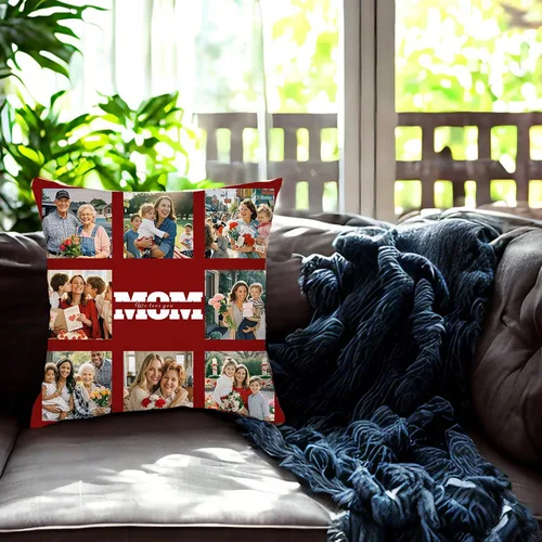 Miniatura 3 de Almohadas personalizadas para el Día de la Madre, almohadas personalizadas con foto o texto, almohadas decorativas suaves y esponjosas, para mamá