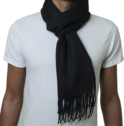 Miniatura 37 de Alpine Swiss Bufanda a cuadros para hombre, ultra suave, chal de invierno, cálido, ligero, para clima frío