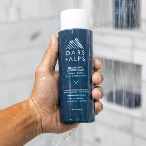 Miniatura 3 de Oars + Alps Kit de champú, acondicionador y gel de baño sin sulfato para hombre, cuidado hidratante de la piel con extracto de algas y algas, aroma